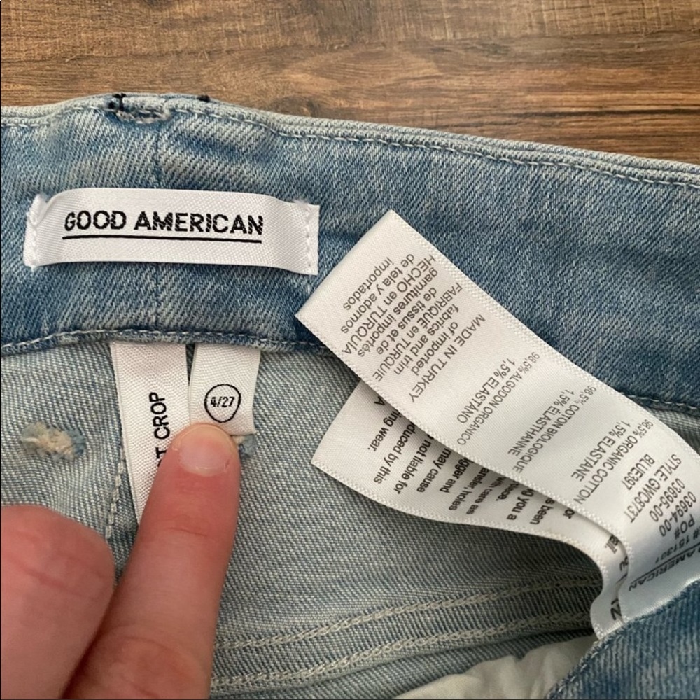 Good American good legs crop
